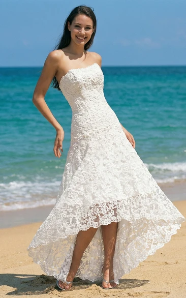 Casual Bridal Dresses | Retro Lace Wedding Gowns