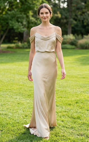 Champahne&Gold Bridesmaids Dresses | Champagne & Neutral Colored Bridesmaid  Dress - Dorris Bridal