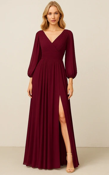 Burgundy Red Color Bridesmaid Gown | Cheap Dark Red Bridesmaids Dresses - Dorris Bridal Burgundy Red Color Bridesmaid Gown | Cheap Dark Red Bridesmaids Dresses - Dorris Bridal